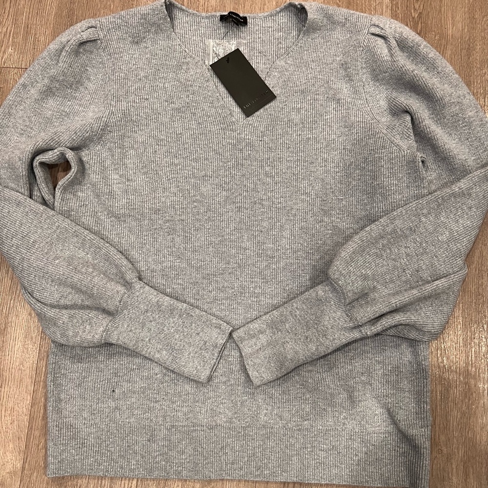 NWT heather grey sweater